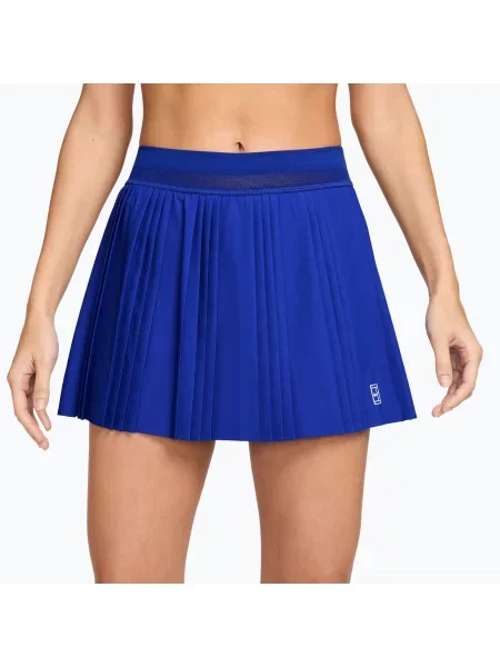 Spódnica tenisowa Nike Court Dri-Fit Advantage Pleated old royal/white biała