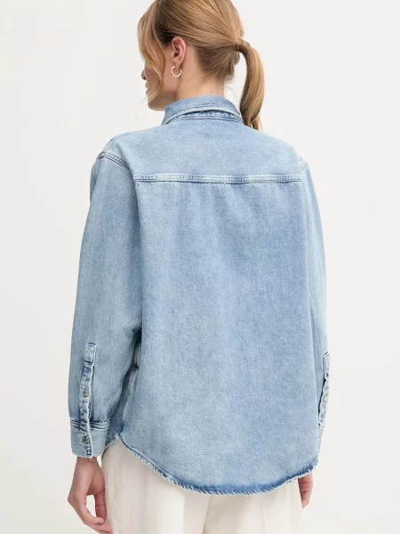 Felső Calvin Klein Jeans kék