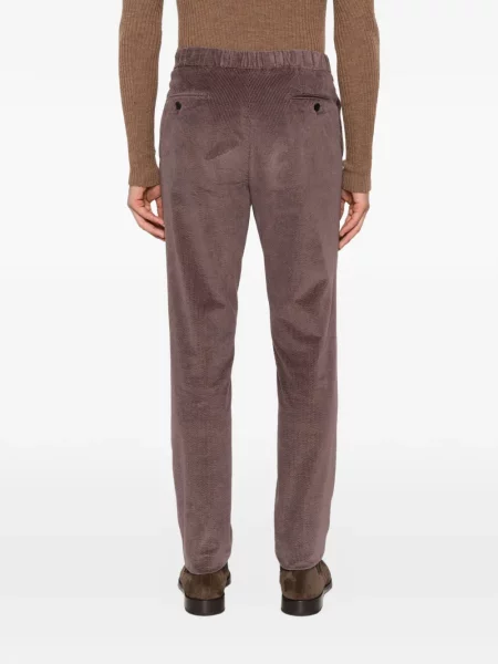 Pantaloni Drumohr de catifea cord cu cordon maro