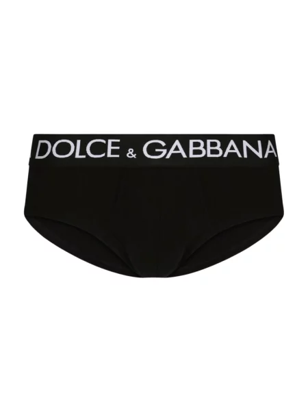 Majtki Dolce And Gabbana z dżerseju czarne