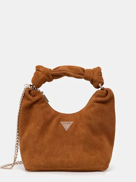 Torbica iz semiša Guess ISOTTA rjava