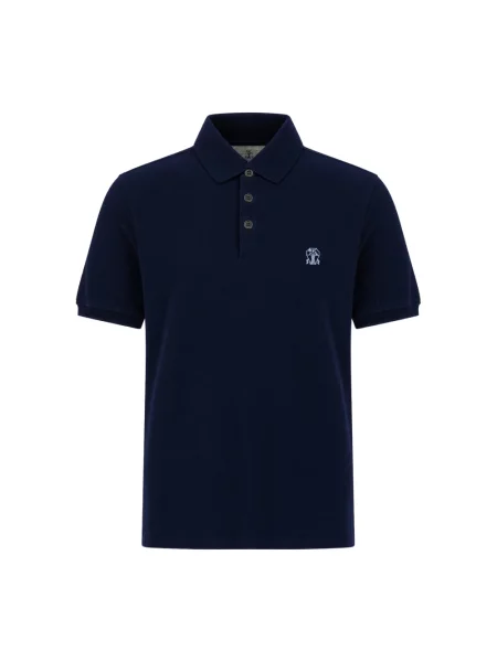 Koszulka polo Brunello Cucinelli niebieska