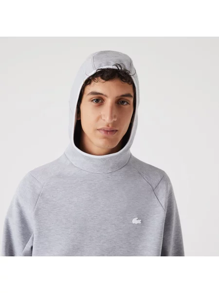 Lacoste Bluza Z Kapturem Classic Fit szary