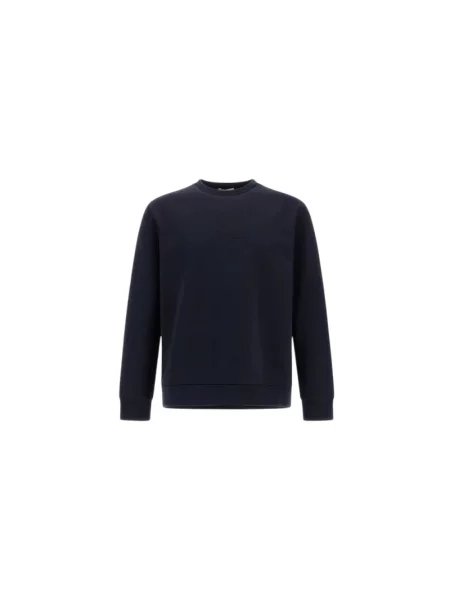 Bluza Herno z logo niebieska