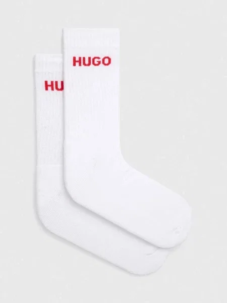 Чорапи HUGO 6 броя бяло