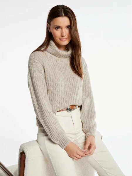 Morgan Гольф Straight Fit бежевий