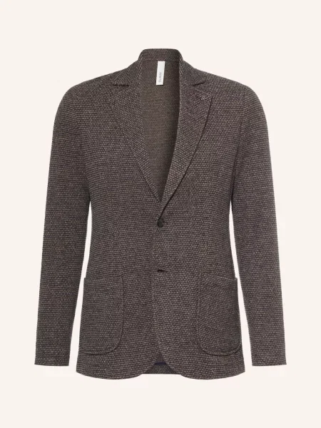 Distretto 12 Žerzejové Sako Extra Slim Fit černošedá / tmavě modrá