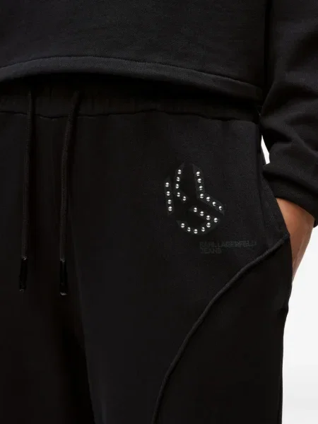 Pantaloni de trening Karl Lagerfeld Jeans negru