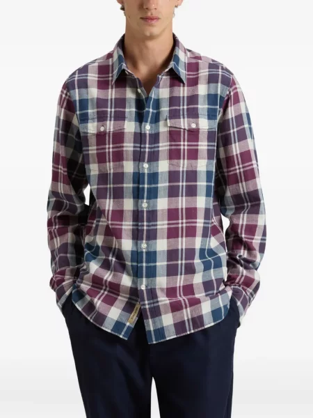 Cămașă Woolrich albastru