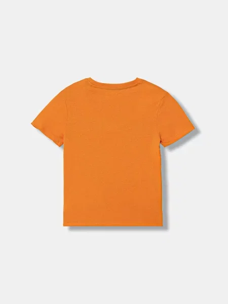 Guess Majica Regular Fit oranžna