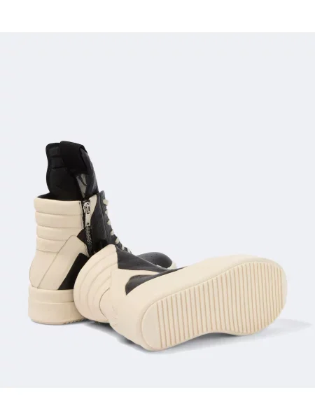 Sneakerși Rick Owens din piele cu platformă negru