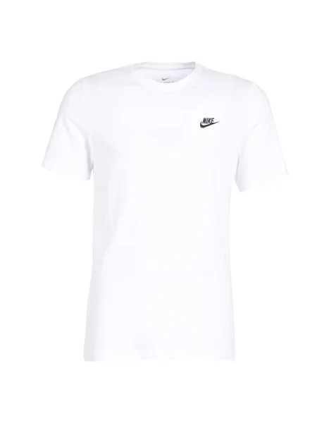Férfi Nike Sportswear Club fekete-fehér/fekete póló. Méret: L fehér