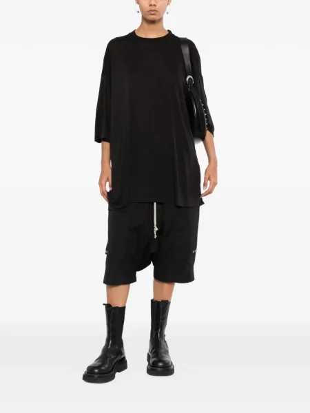 Тениска Rick Owens с кръгло деколте черно