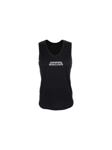 Tenisové tričko Karakal Pro Tour Vest black černé