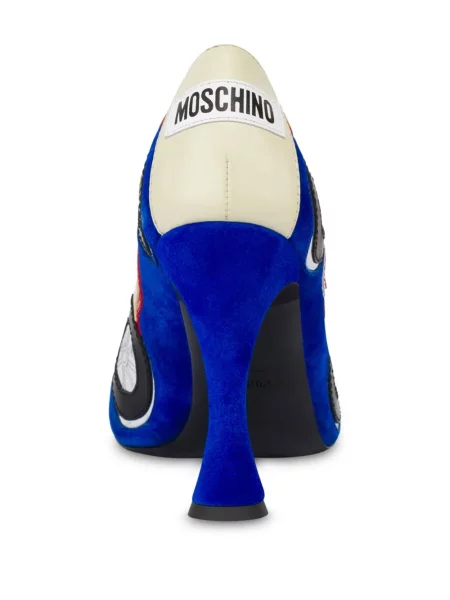Pantofi cu toc Moschino albastru