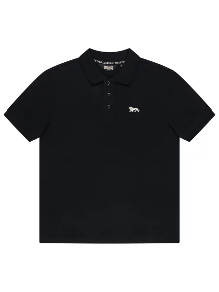 LONSDALE Tricou Chingford negru alb