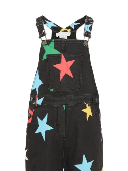 Kombinezon jeansowy dziecięcy Stella Mccartney czarny
