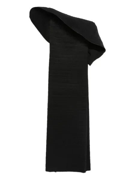 Rochie Magda Butrym cu un umăr gol de costum negru