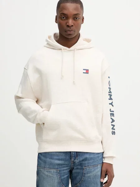 Tommy Jeans μπλούζα μπεζ