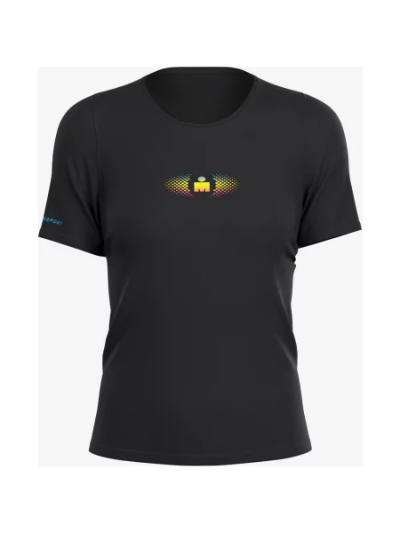 Koszulka z krótkim rękawem Compressport Training Ironman XS czarny