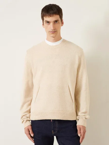 Sweter beige beżowy