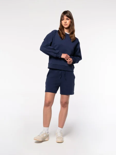 Eoselio Pantaloni City bleumarin