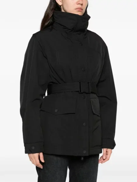 Cu centură geacă Moncler Grenoble negru