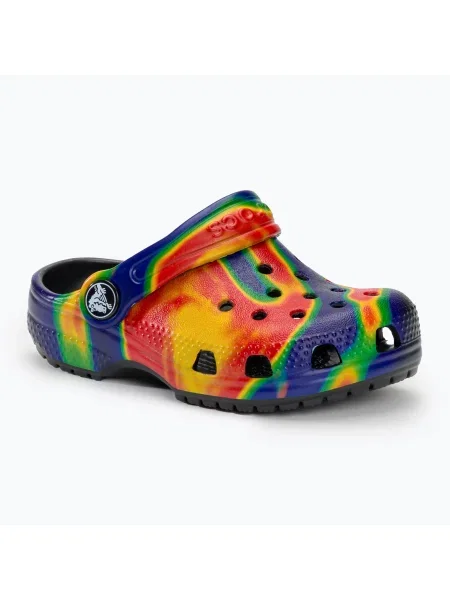 Gyerek papucs Crocs Classic Solarized Clog black/navy Classic Solarized Clog fekete