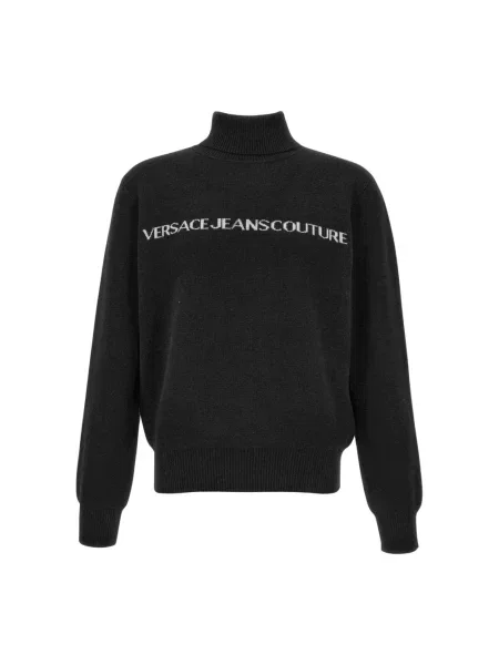 Sweter Versace Jeans Couture czarny