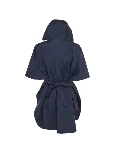 Geacă Max Mara cu glugă albastru