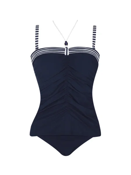 SUNFLAIR Costum de baie întreg albastru marin alb