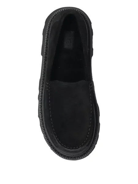 Pantofi loafer Ugg din piele de căprioară cu platformă negru