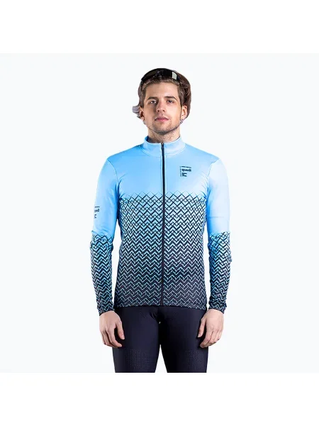 Tricou de ciclism pentru bărbați Quest Limone albastru