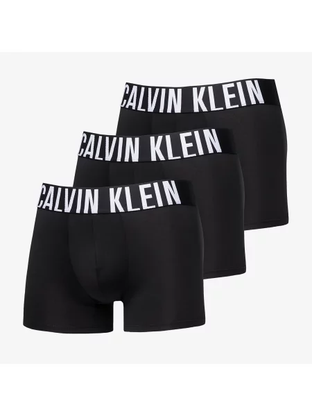 Obcisłe bokserki z elastycznym z logo w zestawie 3 szt. Calvin Klein Underwear czarne