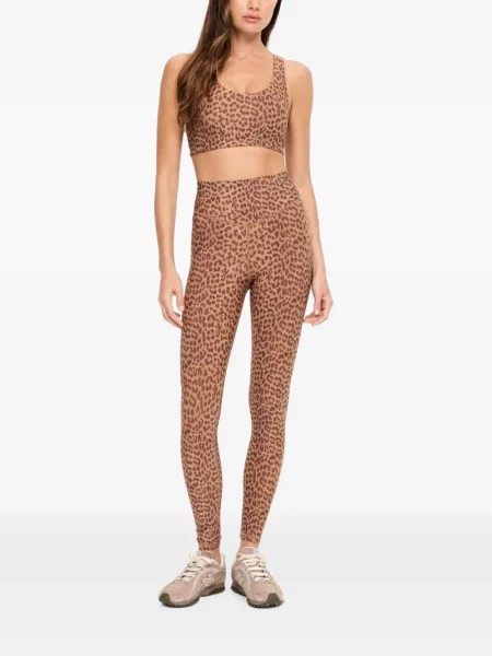 Leggings The Upside cu imagine cu model leopard maro