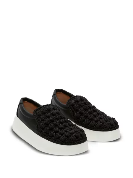 Kožené loafers Jw Anderson černé