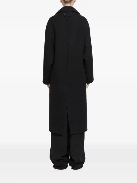 Dvouřadý kabát Balenciaga černý