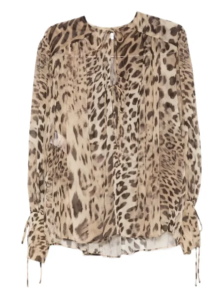 Bluzka The Andamane z nadrukiem w panterkę