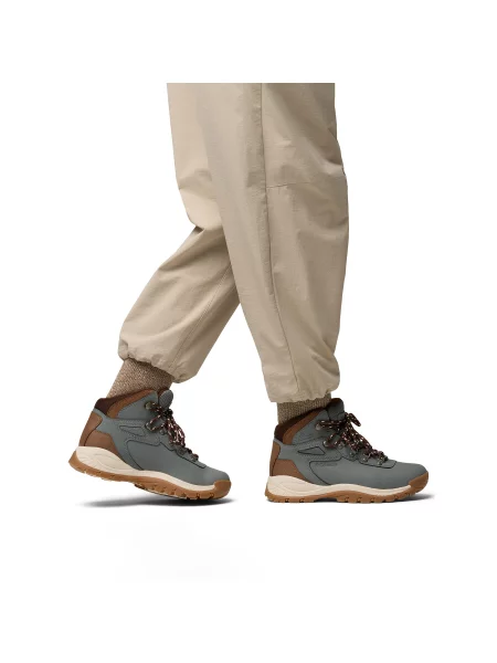 Columbia Παπούτσια πεζοπορίας Newton Ridge Mid WP πράσινο