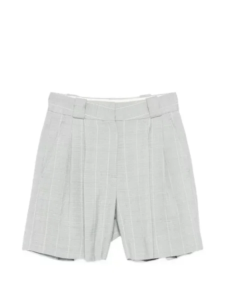 Prążkowany szorty Blazé Milano plisowane niebieskie