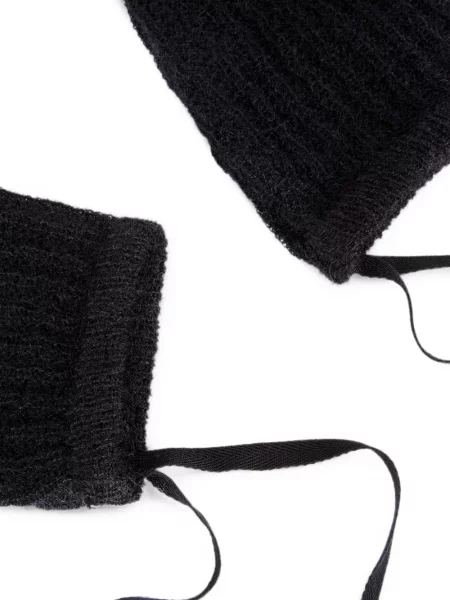 Mănuși Ann Demeulemeester tricotate negru