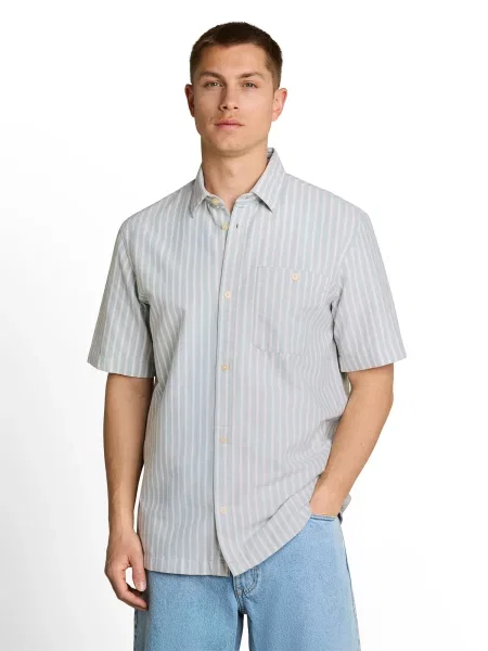 TOM TAILOR DENIM Ing brokát / pasztellzöld fehér