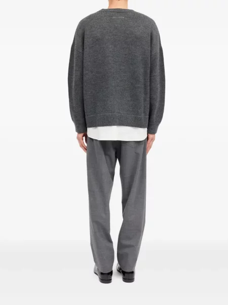 Hanorac crewneck Mm6 Maison Margiela gri