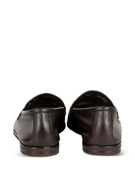 Pantofi loafer Neil Barrett din piele maro