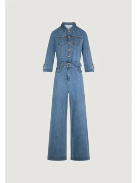 Dlouhý džínový overal Morgan De Toi modrý