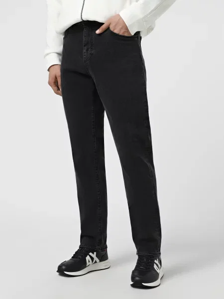 Прямі джинси Armani Exchange темно-сірий сірі