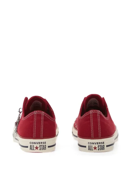 Tenisice Converse Chuck Taylor All Star s uzorkom srca s printom od brušene kože smeđa