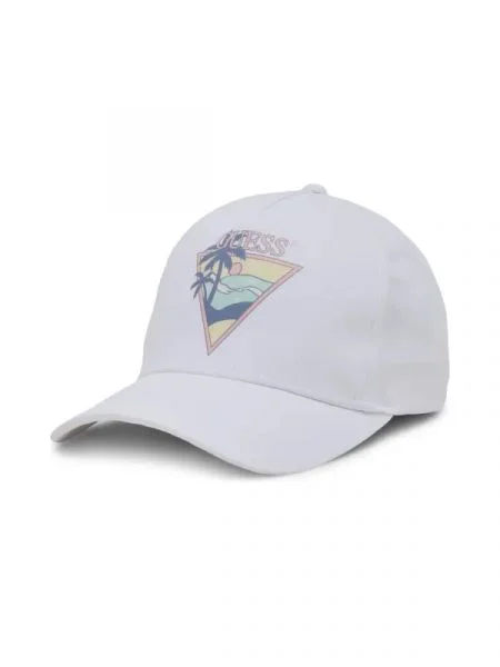 GUESS Șapcă baseball alb