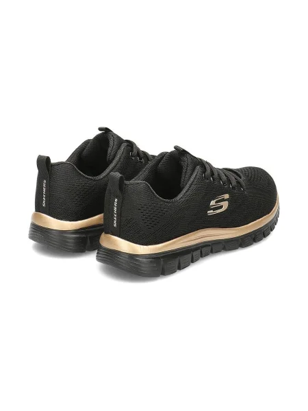 Skechers Cipő Get Connected fekete