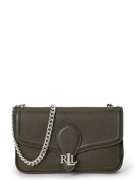 Кожен портфейл Lauren Ralph Lauren зелено